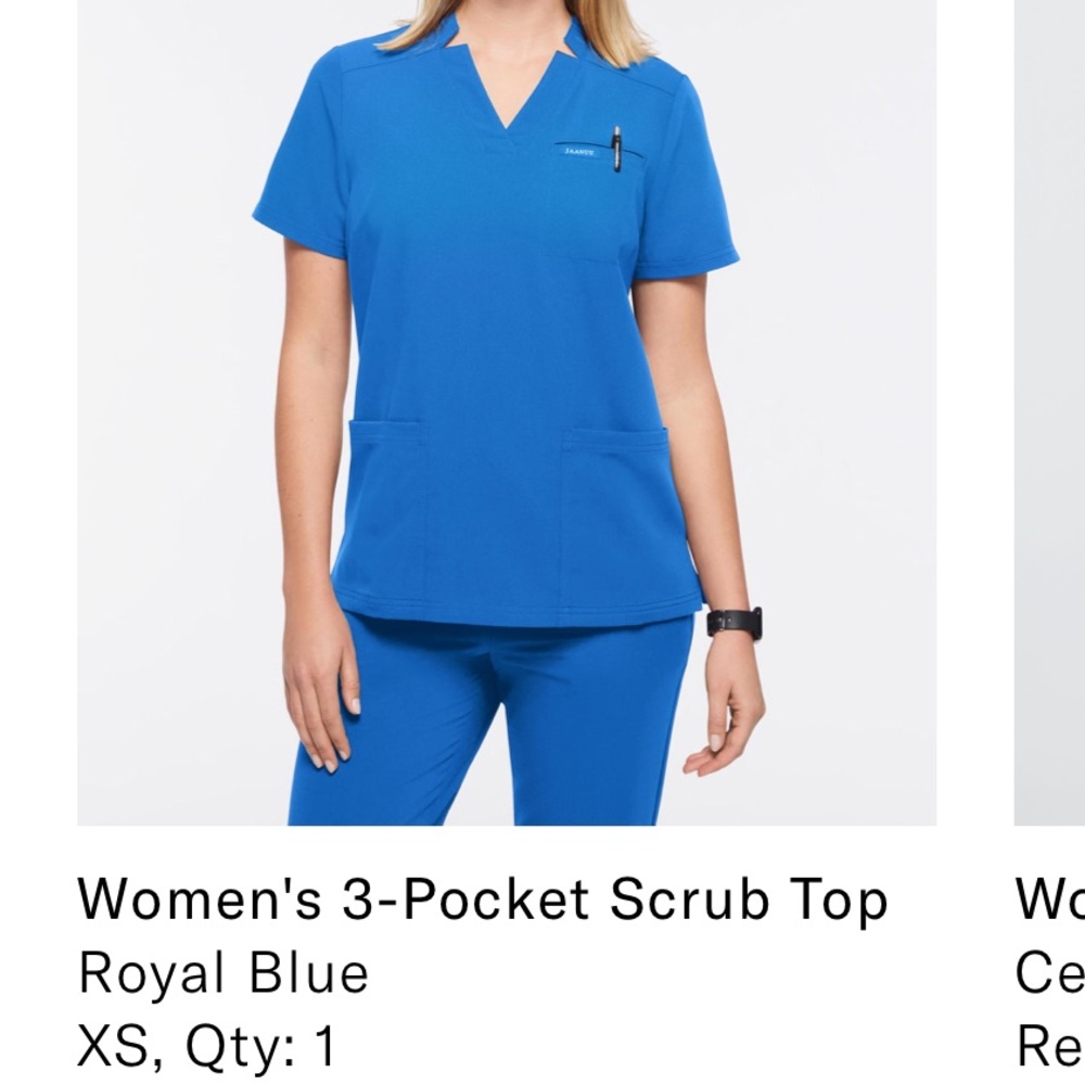 Jaanuu Scrub top, like new.